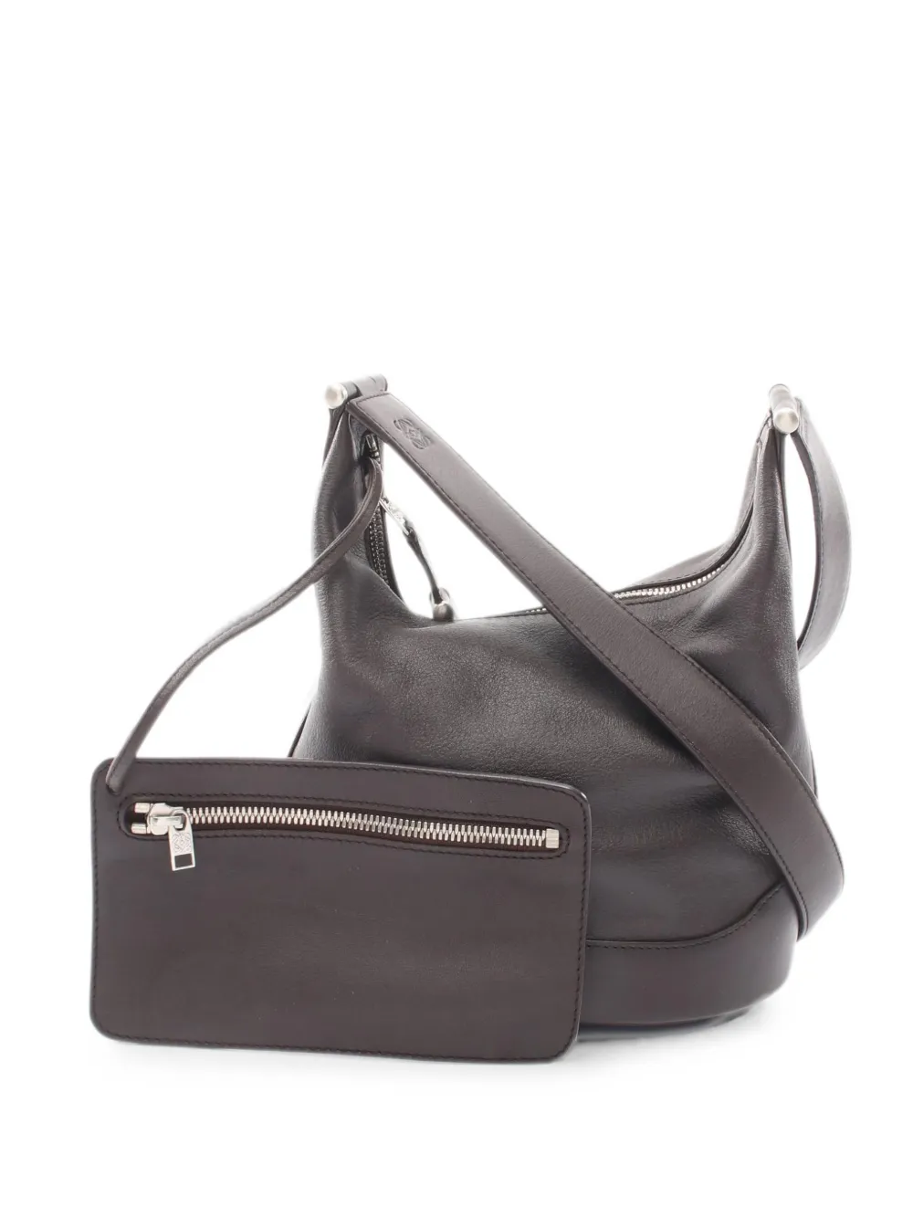 Loewe Pre-Owned 2000s Anagram leather shoulder bag - Brown