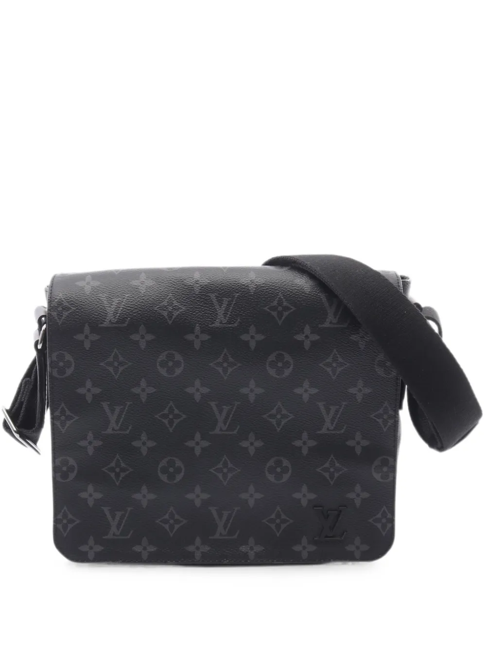 Louis Vuitton Pre-Owned 2018 PM District Monogram Eclipse messenger bag - Nero