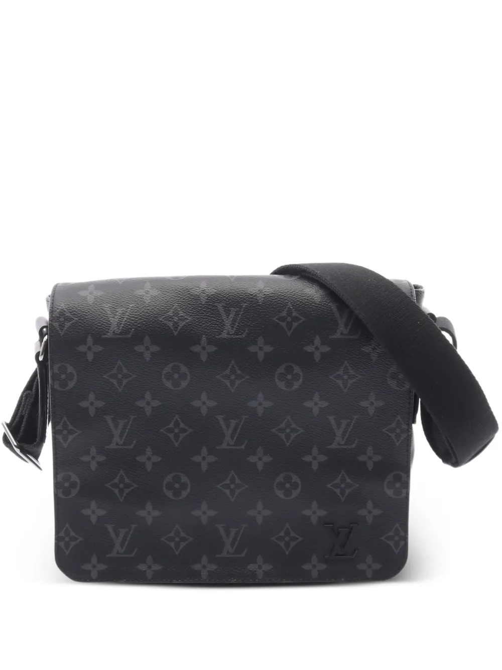 Louis Vuitton Pre-Owned 2018 PM District Monogram Eclipse messenger bag - Black