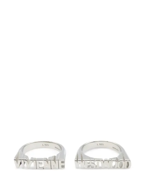 Vivienne Westwood Pre-Owned 2020s Essex ring set (set of two)