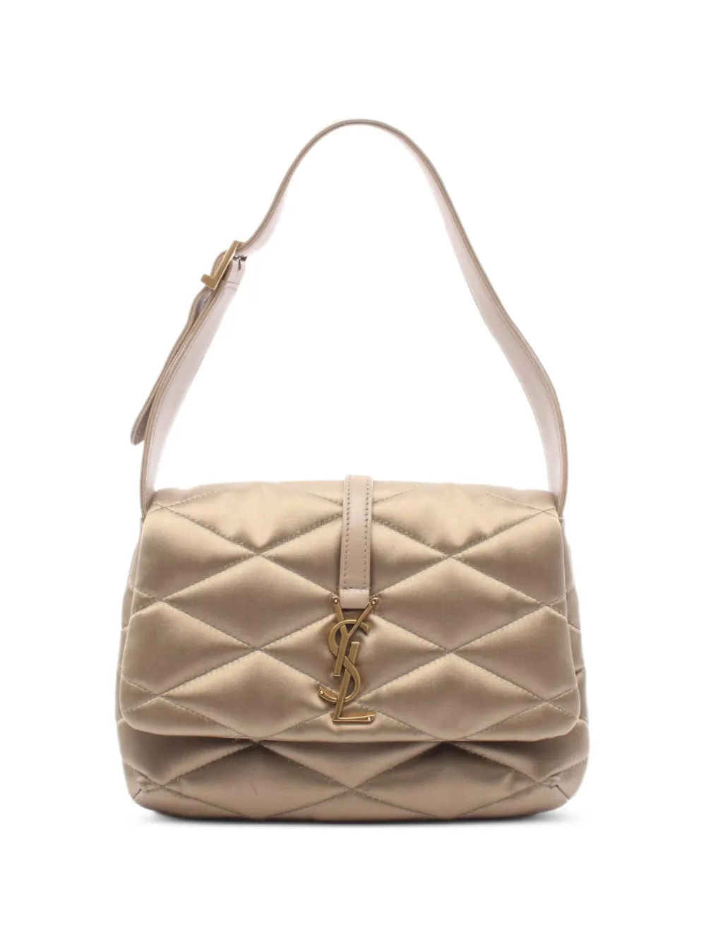 Saint Laurent Pre-Owned 2010s LE 57 quilted leather shoulder bag - Toni neutri
