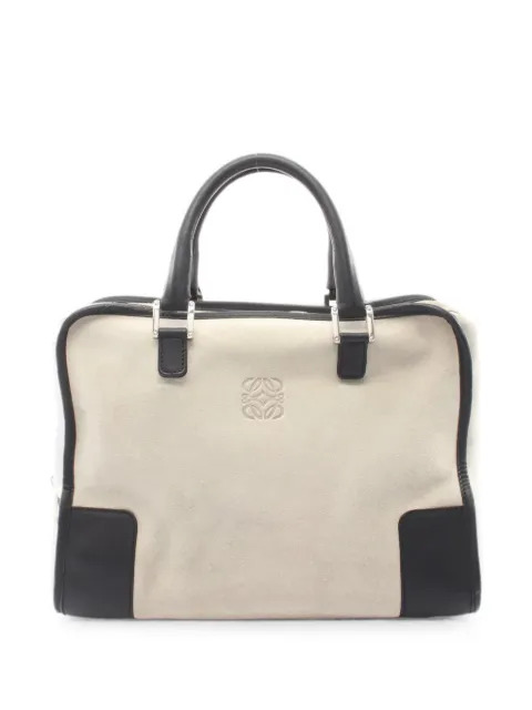 Loewe Pre-Owned 2000s 32 Amazona suede tote bag