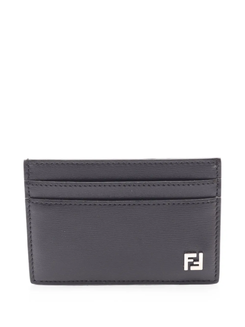 Fendi Pre-Owned 2020s FF Squared card case - Nero