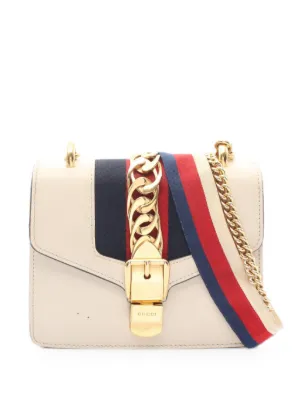 Gucci Pre-Owned 2000s シルヴィ レオパード ショルダーバッグ S 