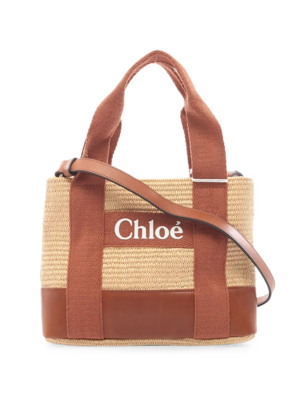 Chloé Pre-Owned Woody shoulder bag - Toni neutri