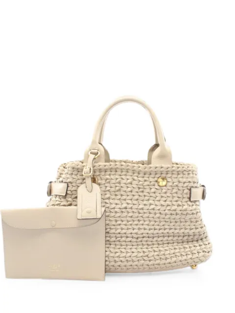 Loewe Pre-Owned 2000s braided leather tote bag