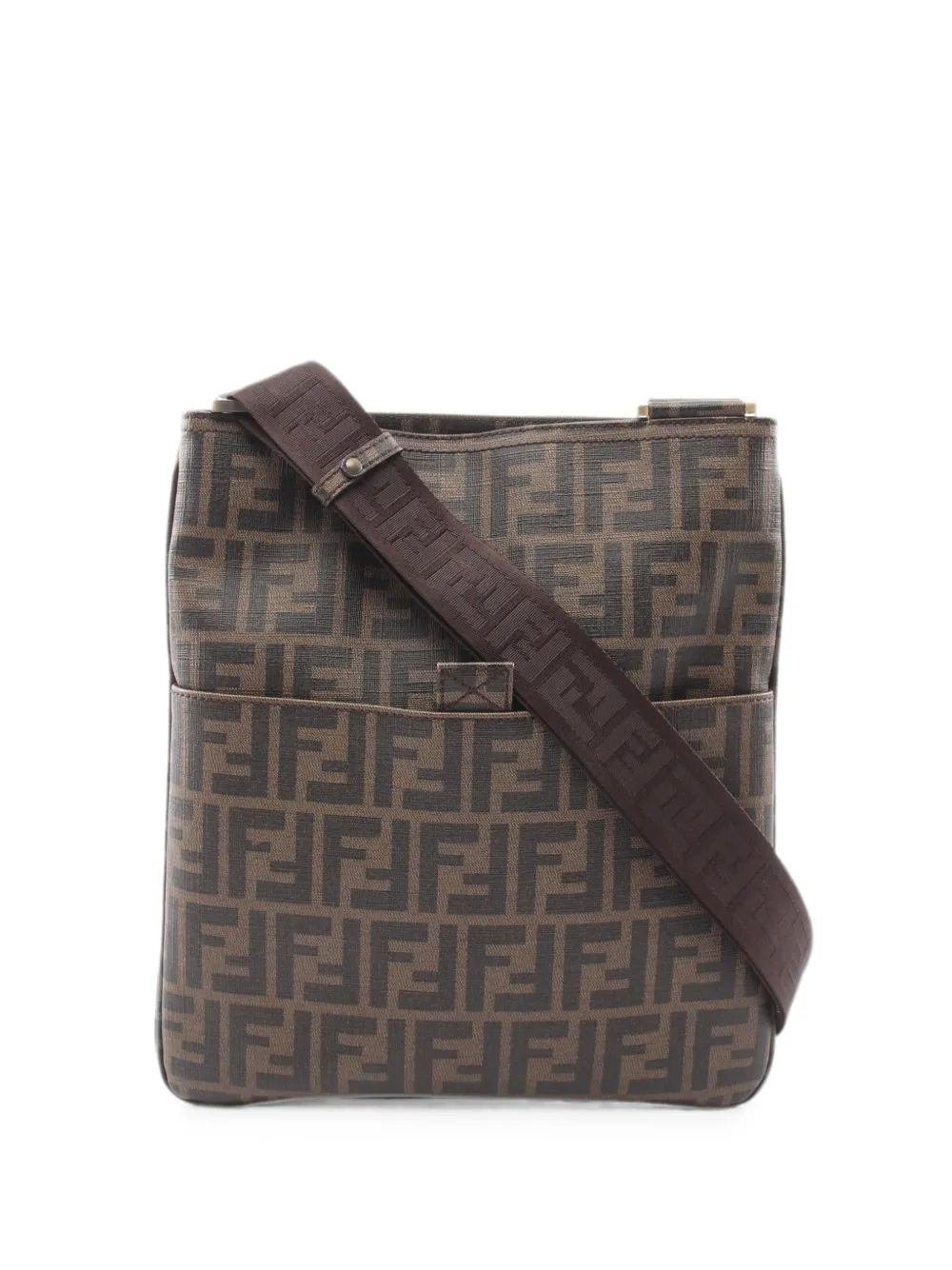 Fendi Pre-Owned 2010s Zucca shoulder bag - Marrone