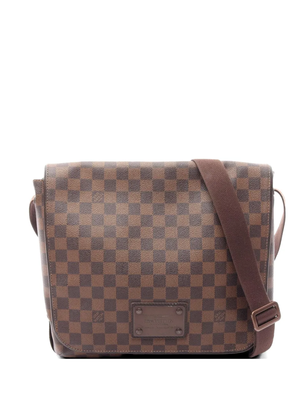Louis Vuitton Pre-Owned 2011 Brooklyn MM Damier Ebene shoulder bag - Marrone