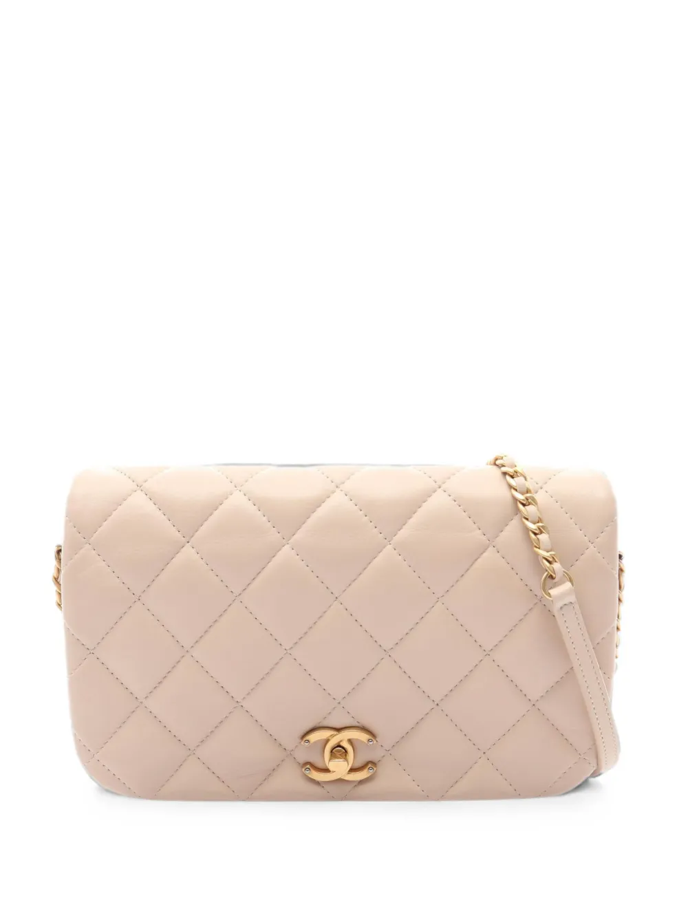 CHANEL Pre-Owned 2020-2021 Flap quilted shoulder bag - Toni neutri