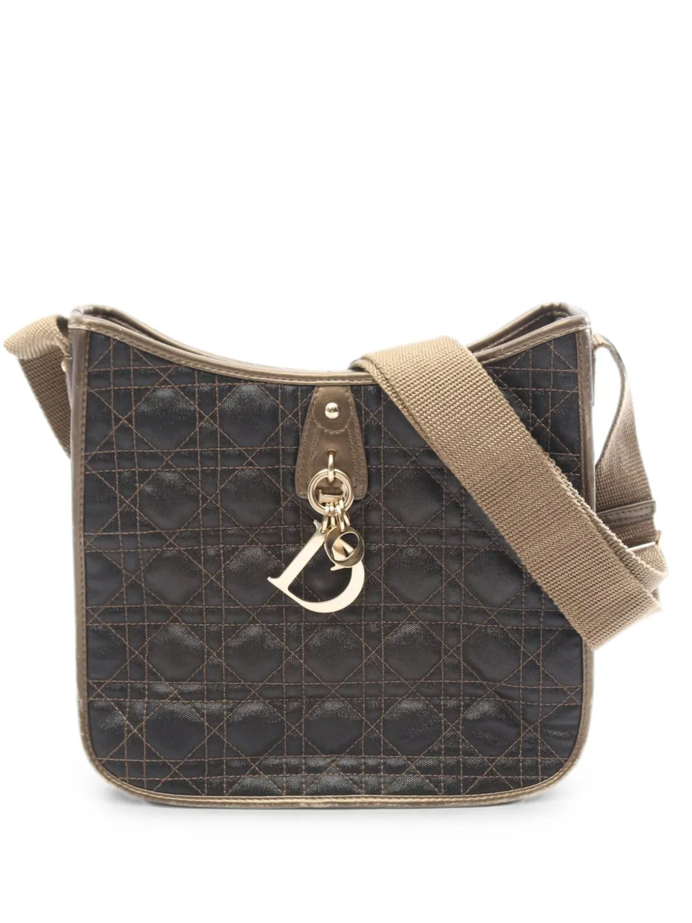 Christian Dior Pre-Owned 2000s Cannage shoulder bag - Brown