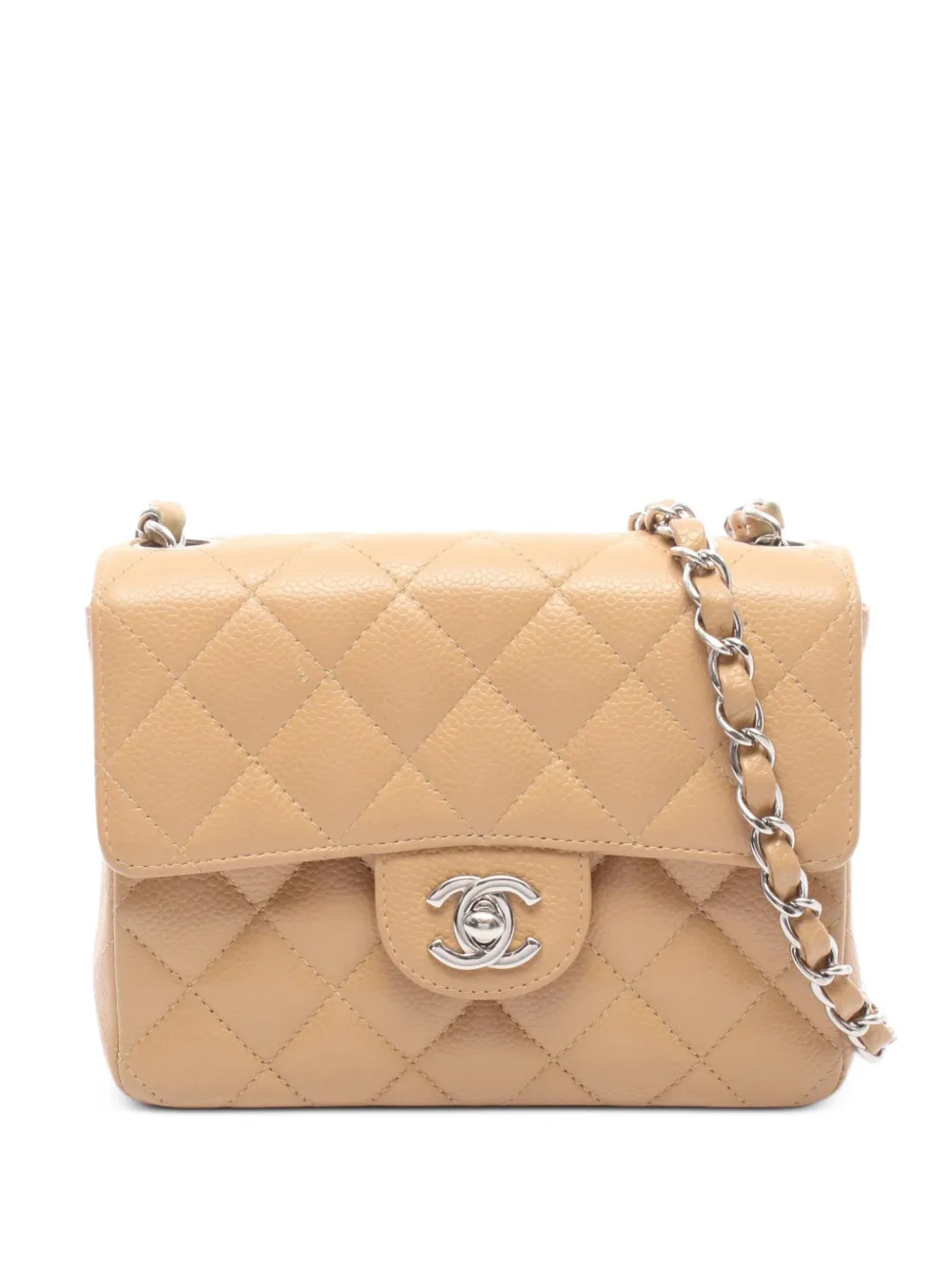 CHANEL Pre-Owned 2003-2004 mini Matelassé shoulder bag - Toni neutri