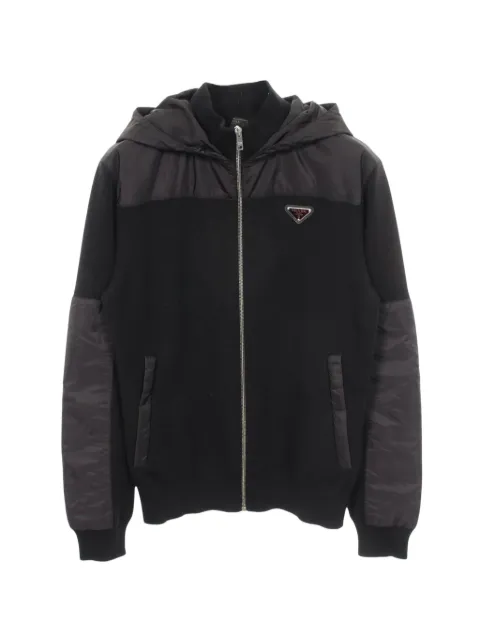 Prada Pre-Owned 2010s logo-detail hoodie