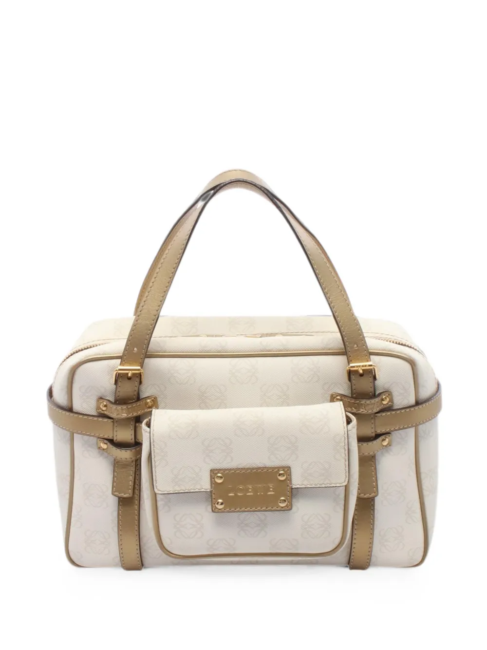 Loewe Pre-Owned 2000s Anagram shoulder bag - Neutrals