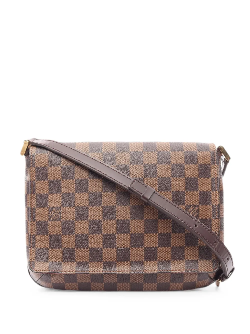 Louis Vuitton Pre-Owned 2004 Damier Ebene Musette Tango shoulder bag - Marrone