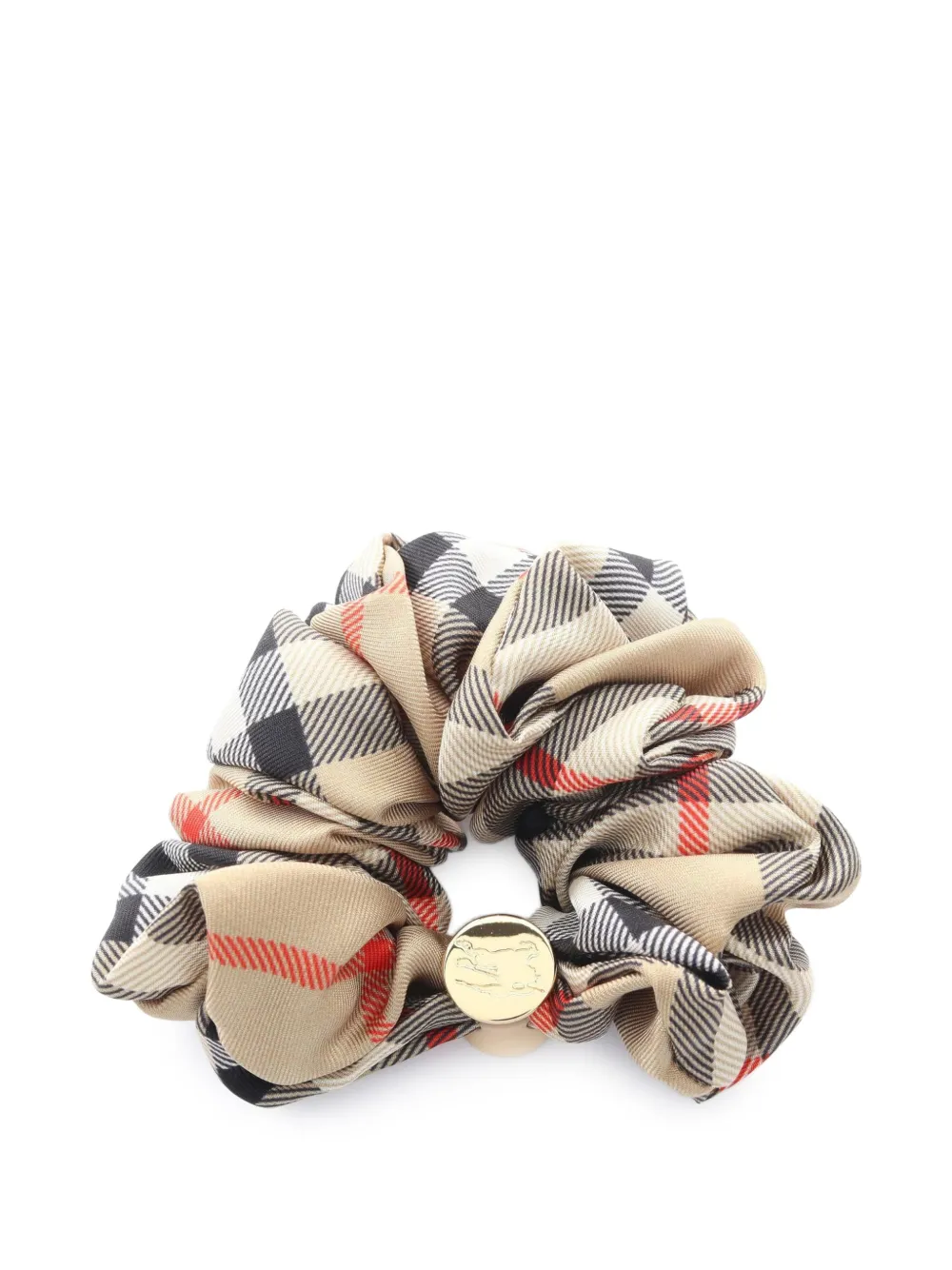 Burberry Pre-Owned 2020s check scrunchie - Toni neutri