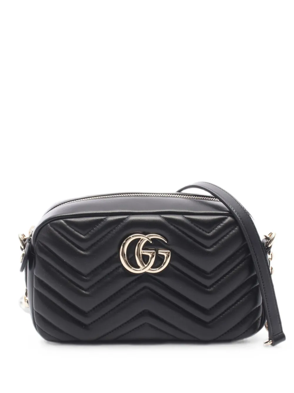 Gucci Pre-Owned 2020s GG Marmont cross-body bag - Nero