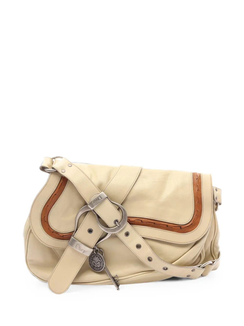Christian Dior Pre-Owned 2000s Gaucho shoulder bag - Neutrals