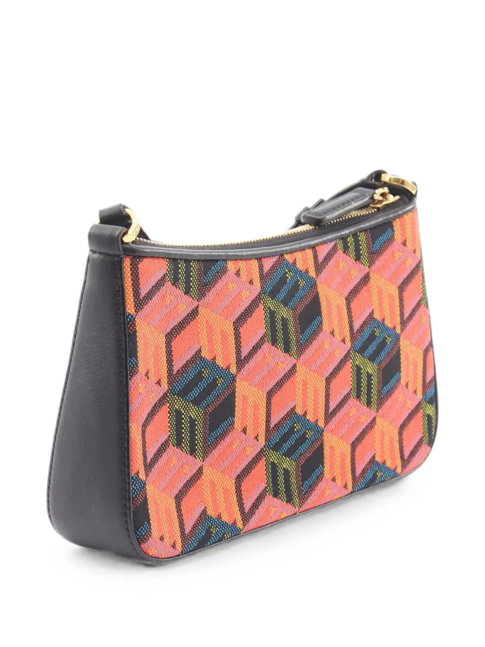  Mcm Pre-owned Bolso De Hombro Geometric 2010 - Negro 