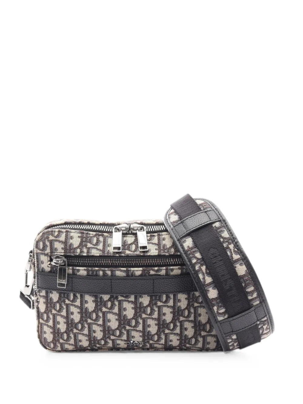 Christian Dior Pre-Owned 2000s Oblique Safari shoulder bag - Neutrals
