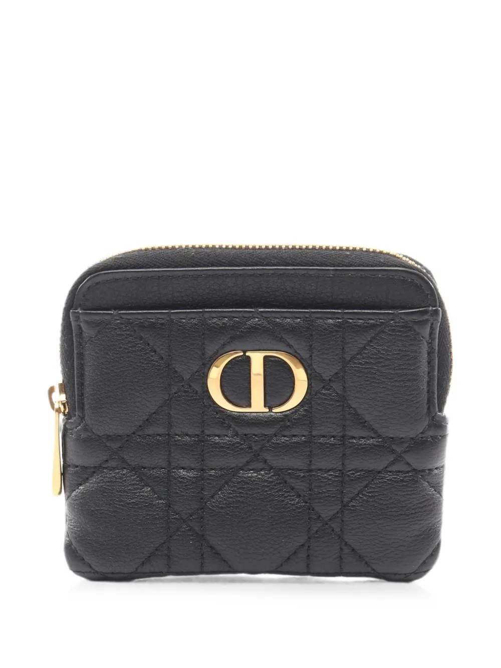 Christian Dior Pre-Owned 2010s Caro Cannage coin purse - Black