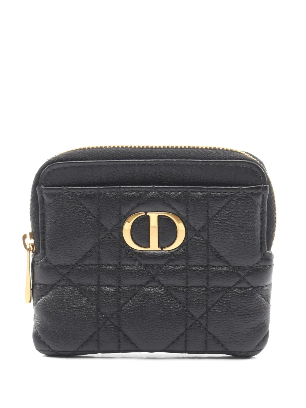 Christian Dior Pre-Owned 2010s Caro Cannage coin purse - Black