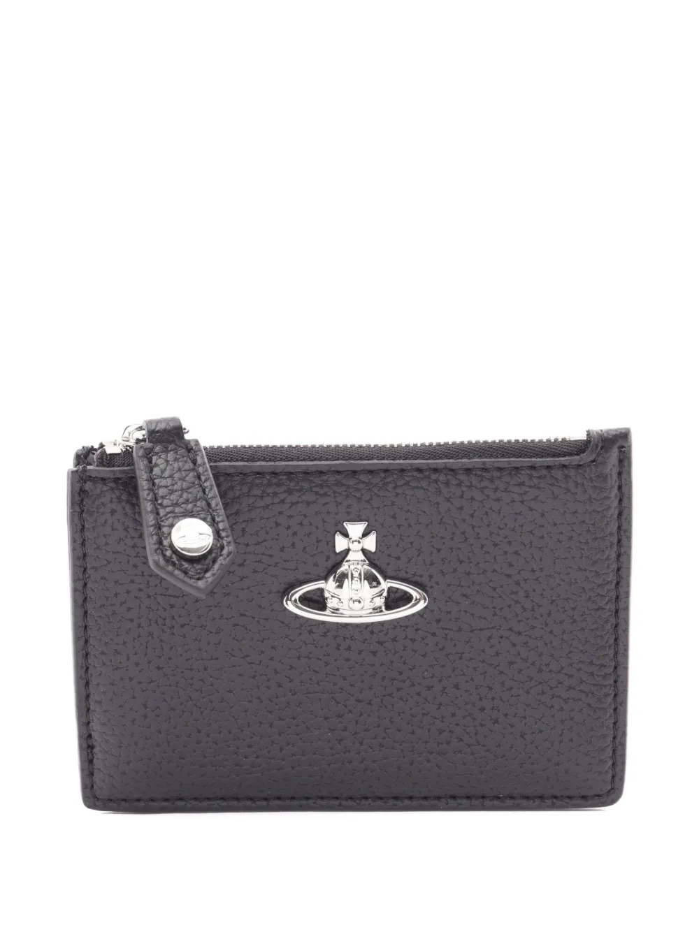 Vivienne Westwood Pre-Owned 2020s Orb leather coin purse - Nero