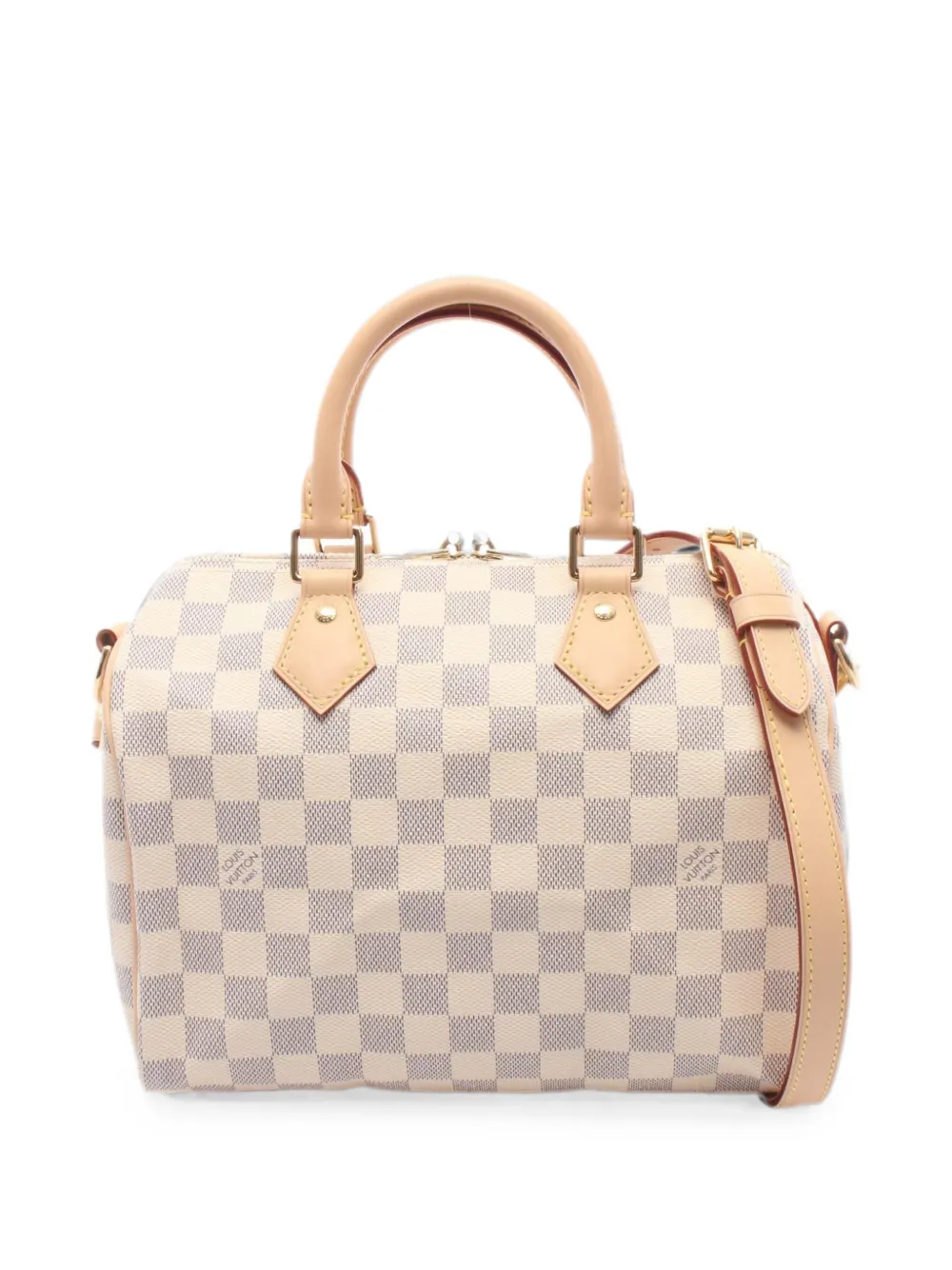 Louis Vuitton Pre-Owned 2010s 25 Speedy Bandoulière Damier Azur tote bag - Bianco