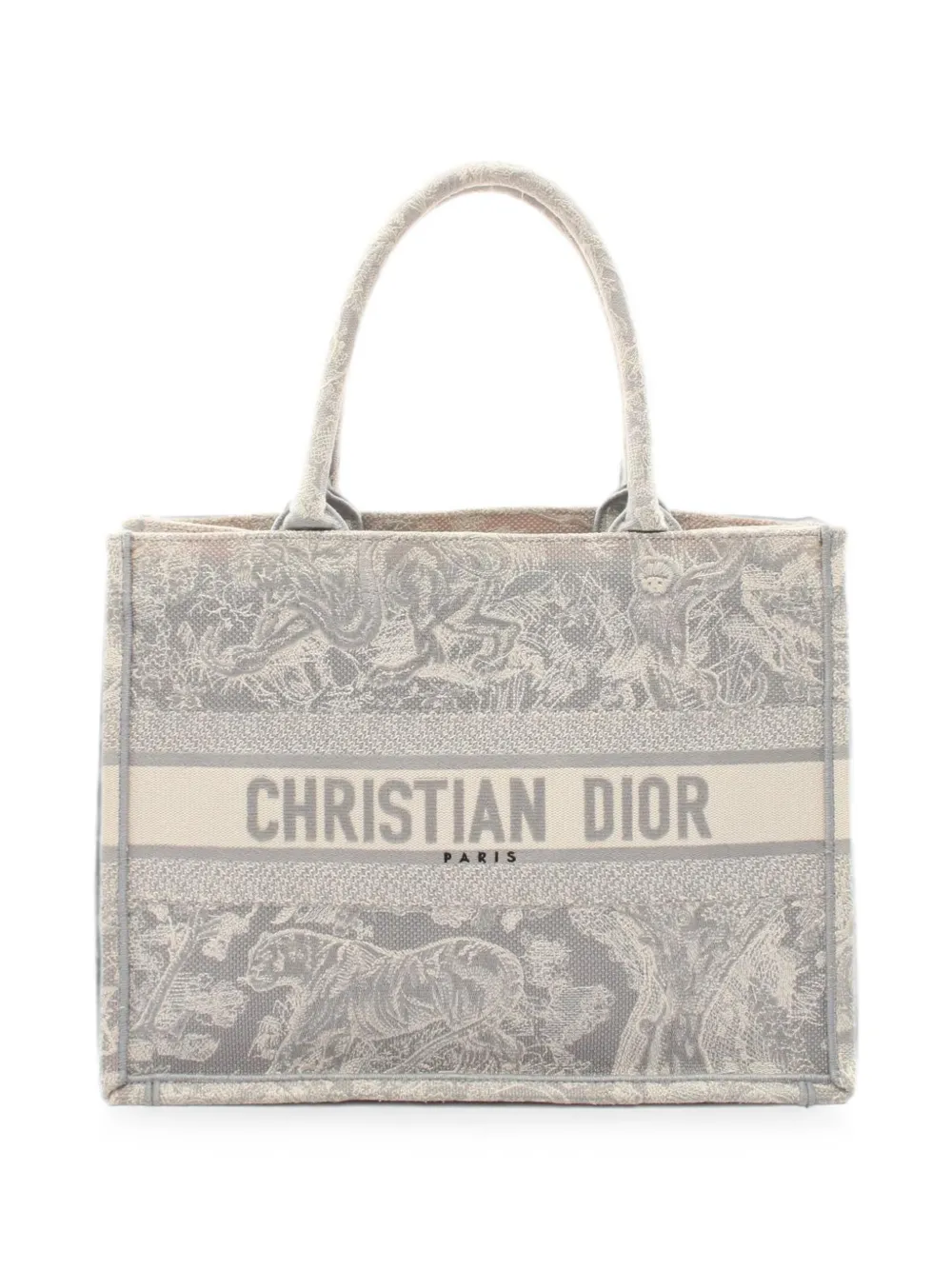 Christian Dior Pre-Owned Book Tote Toile de Jouy tote bag - Grey