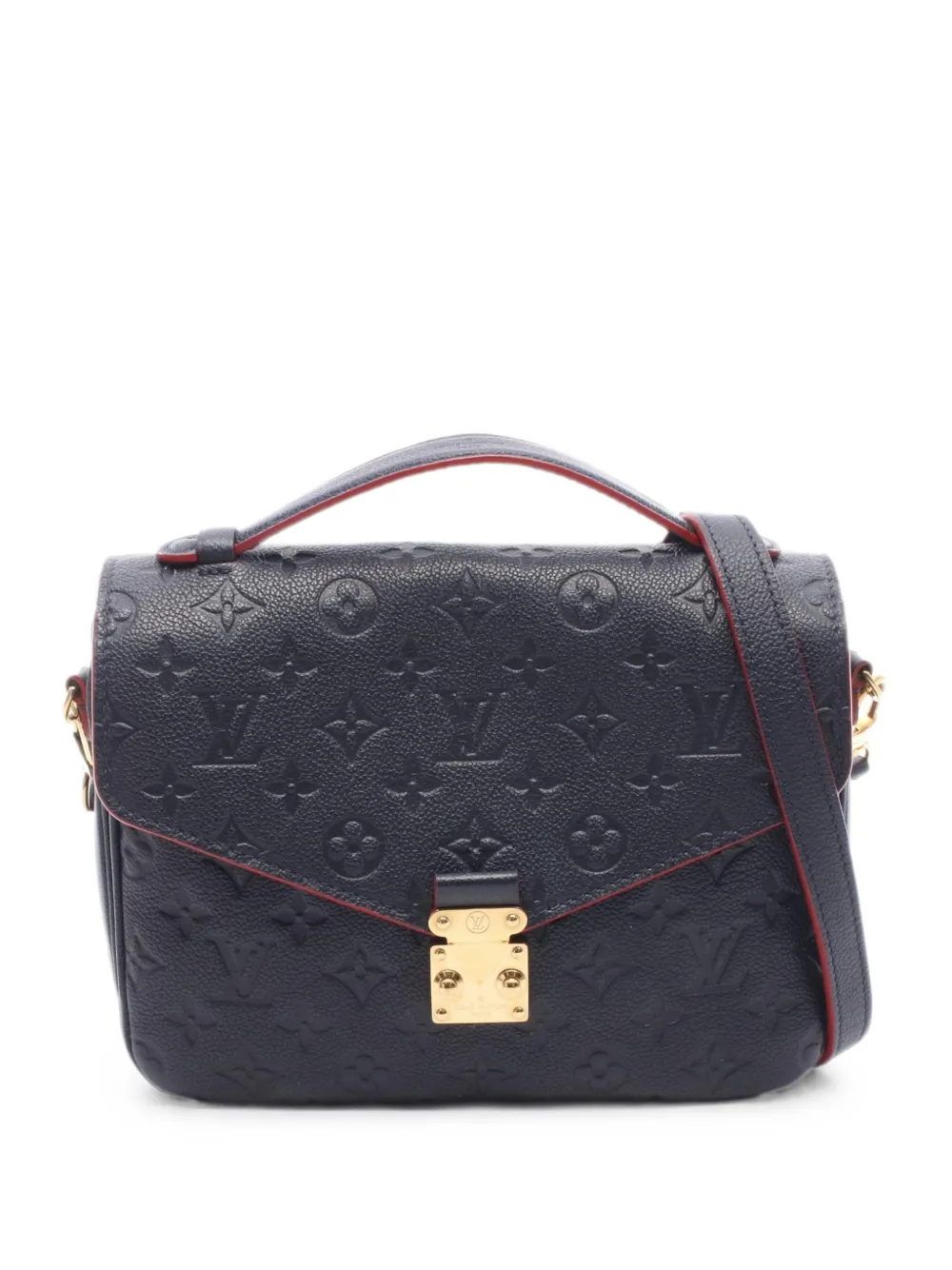 Louis Vuitton Pre-Owned 2010s Monogram Empreinte Pochette Metis handbag - Blue
