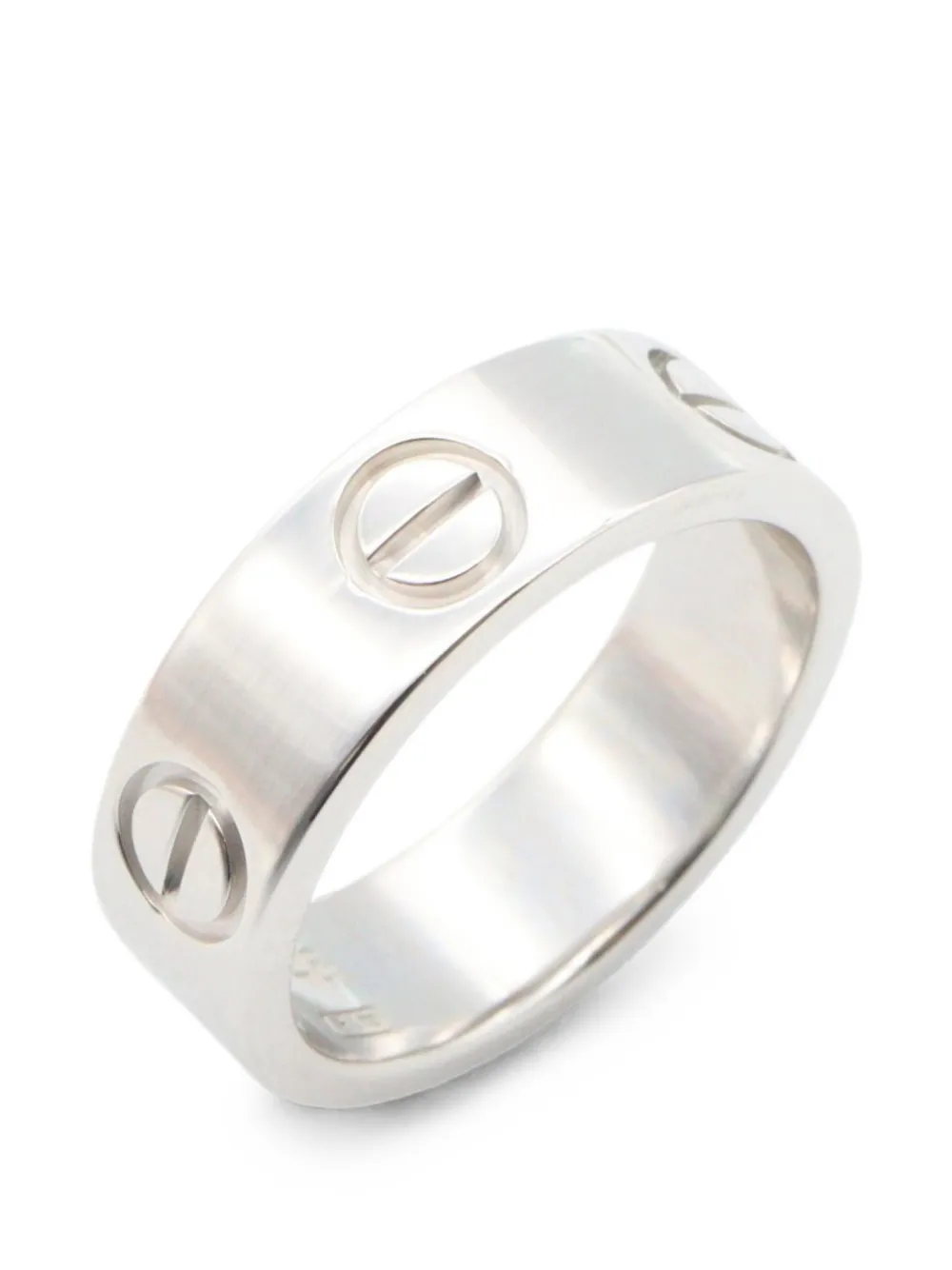 Cartier Love screw-detail ring - Argento