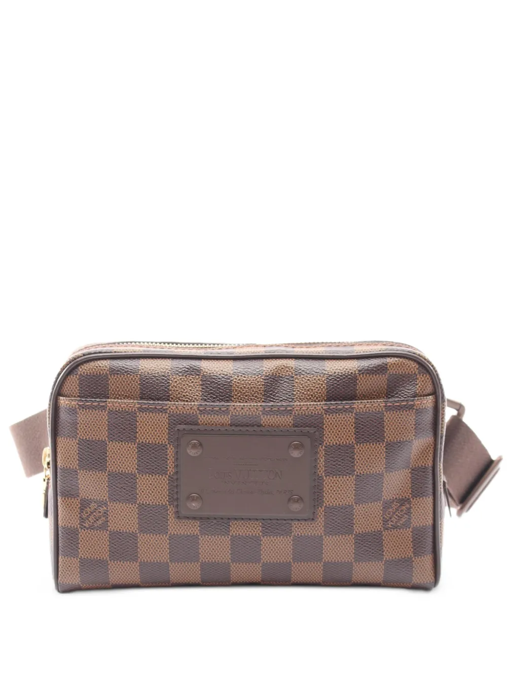 Louis Vuitton Pre-Owned 2012 Damier Ebene Brooklyn belt bag - Marrone