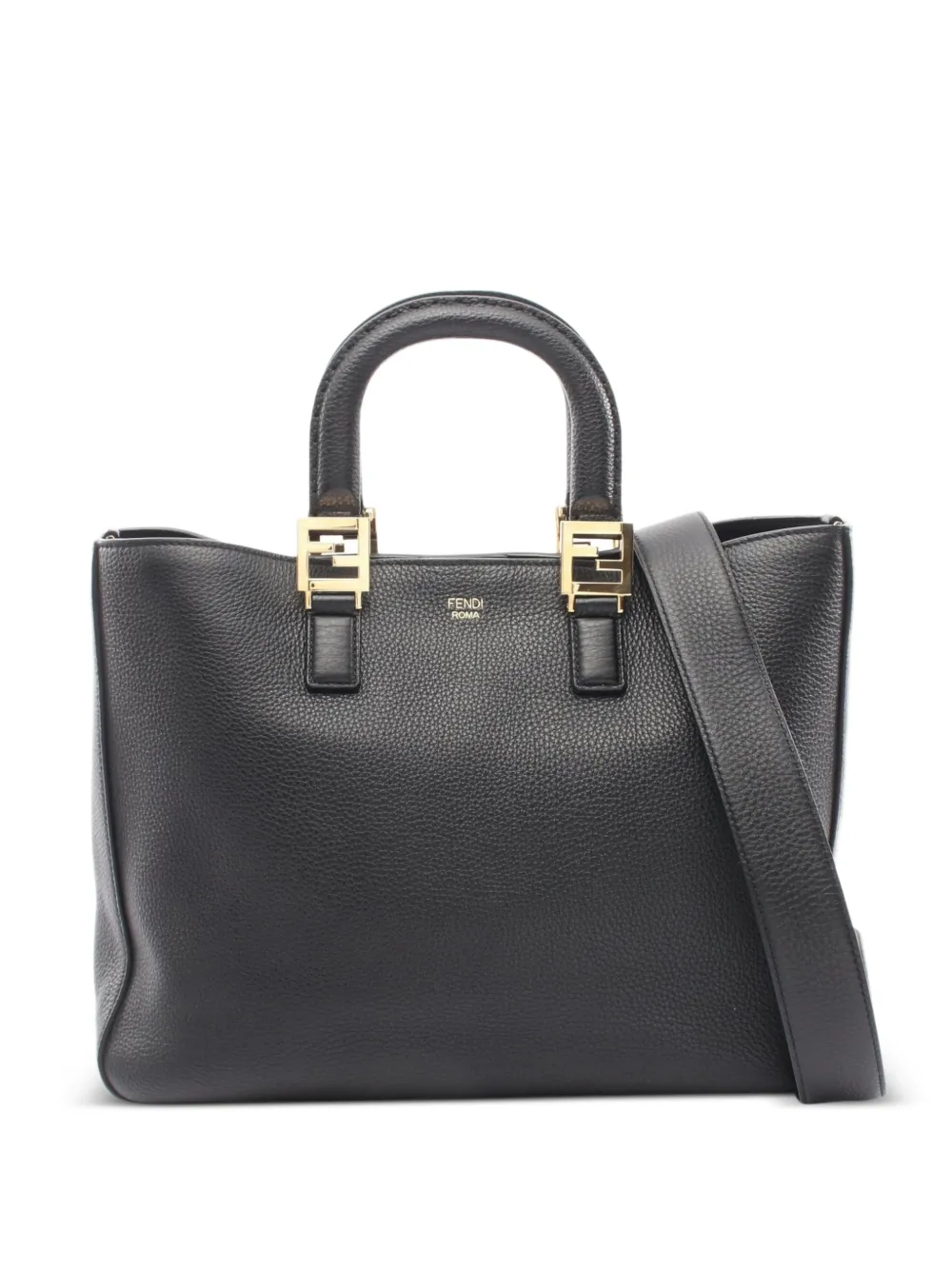 Fendi Pre-Owned 2010s medium FF Selleria tote bag - Nero