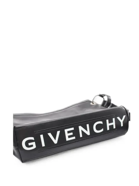 Givenchy Pre-Owned 2000s logo-plaque leather shoulder bag