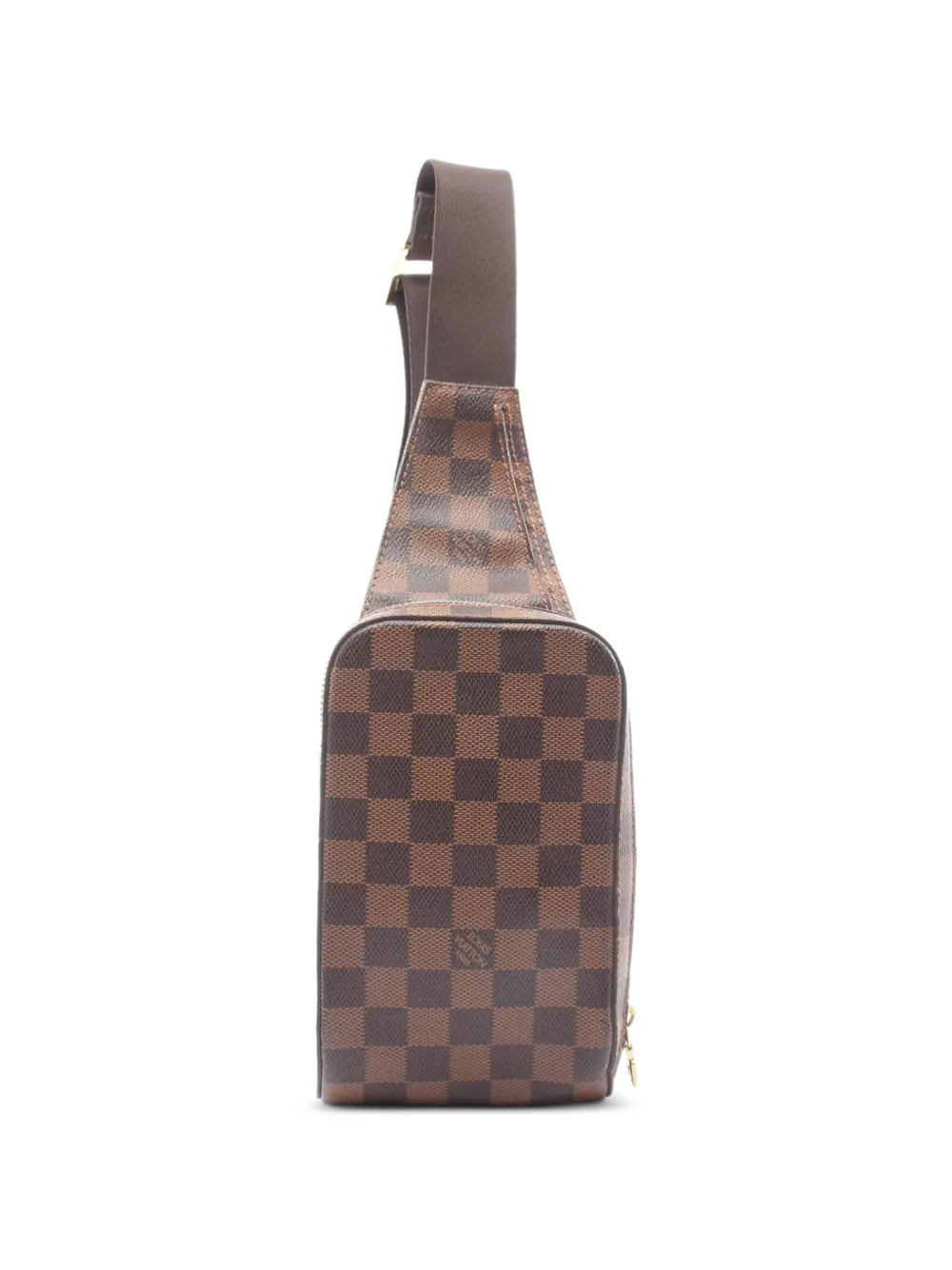 Louis Vuitton Pre-Owned 2010 Geronimos Damier Ebene belt bag - Marrone