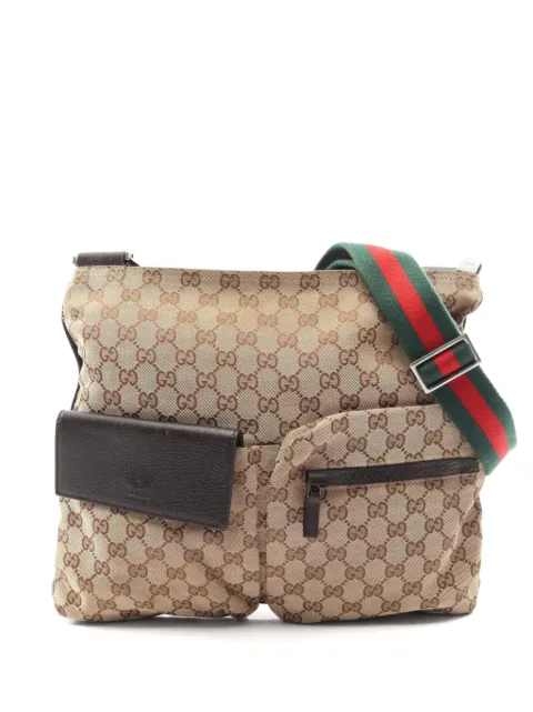 Gucci Pre-Owned 2010s GG canvas Sherry line shoulder bag