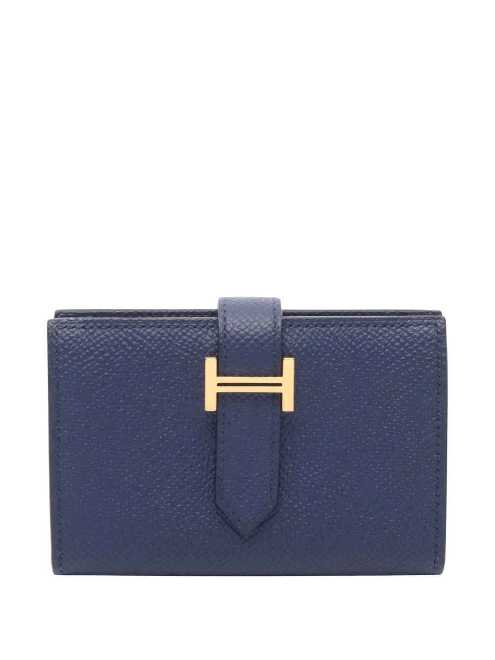 Hermès Pre-Owned 2023 mini Bleu de Plus card case - Blu