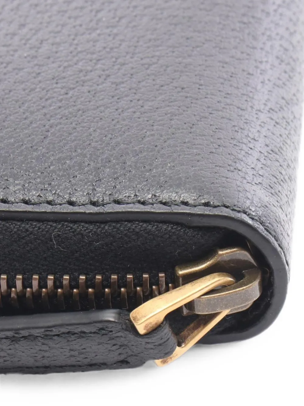 Gucci Pre-owned 2010s Sherry Line Leather Wallet in Black, view 4
