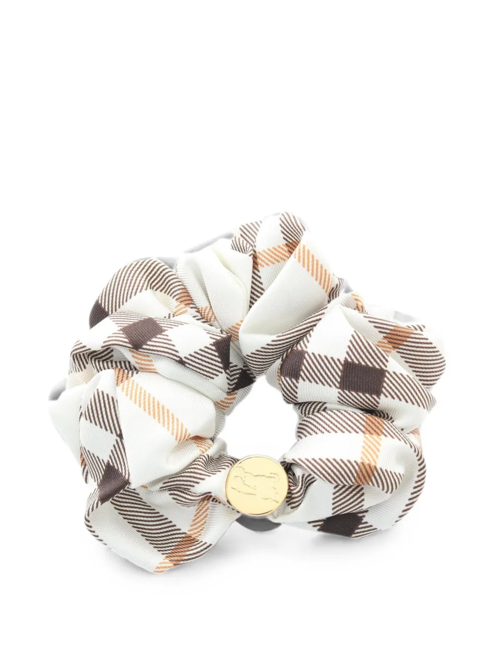 Burberry Pre-Owned 2020s check-pattern scrunchie - Toni neutri