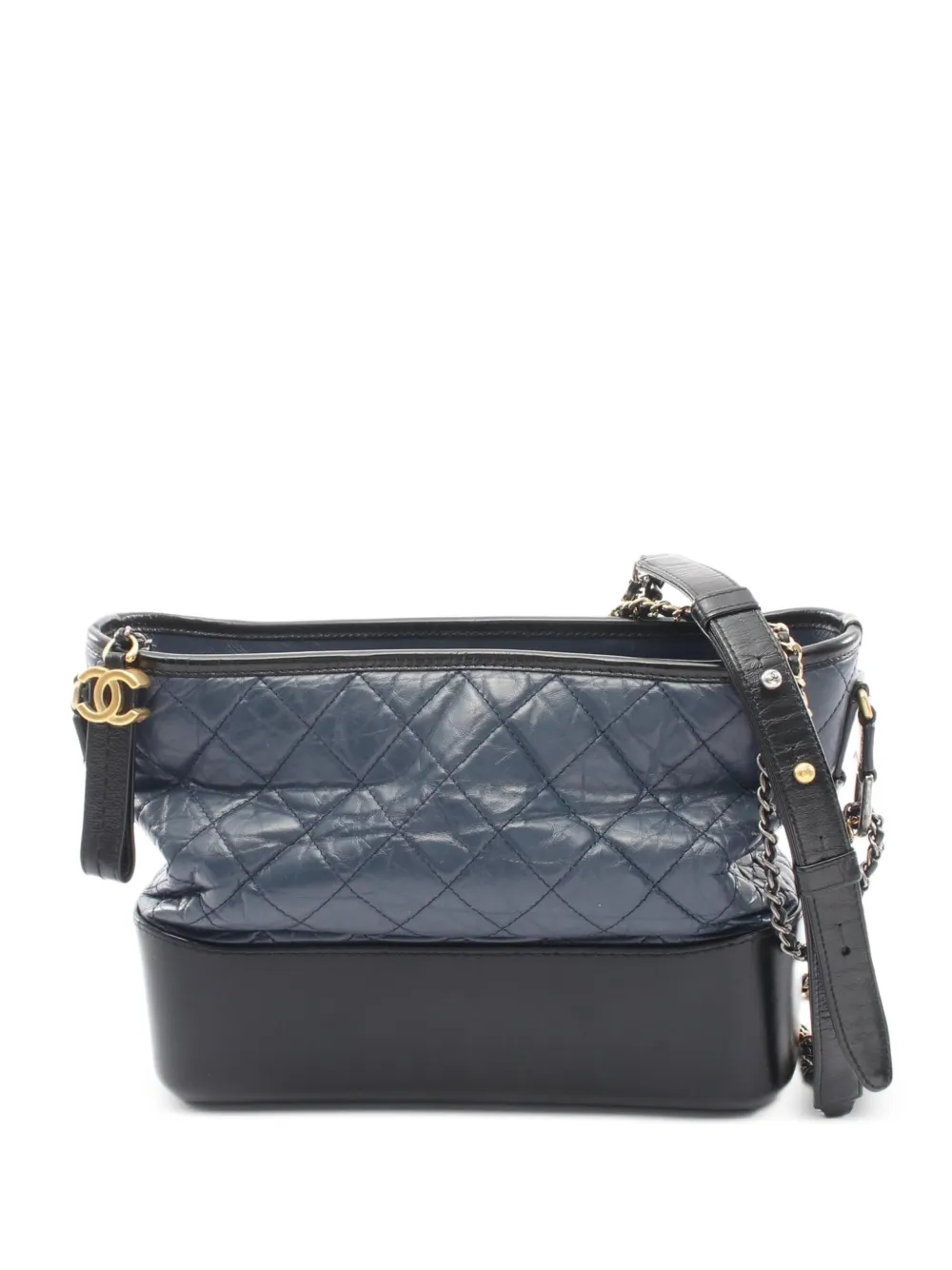 CHANEL Pre-Owned 2019 Gabrielle quilted shoulder bag - Blau