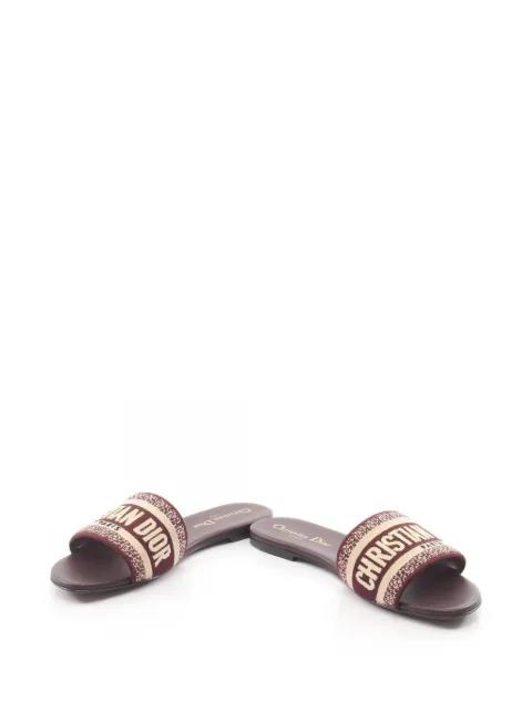 Christian Dior Pre-Owned Dway slide sandals