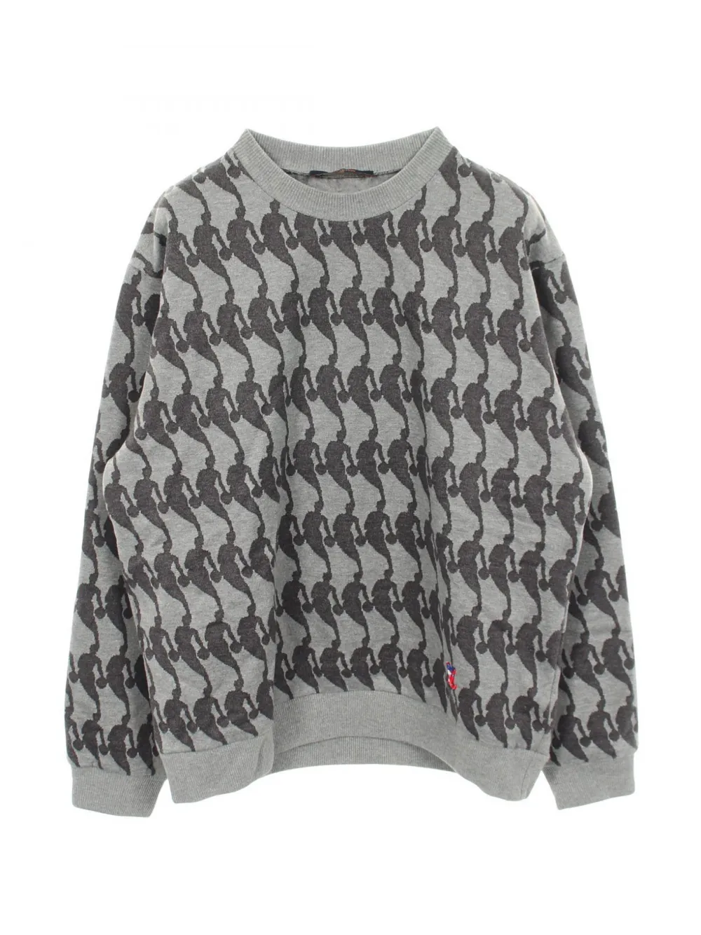 Louis Vuitton Pre-Owned 2010s NBA Player jacquard sweater - Grigio