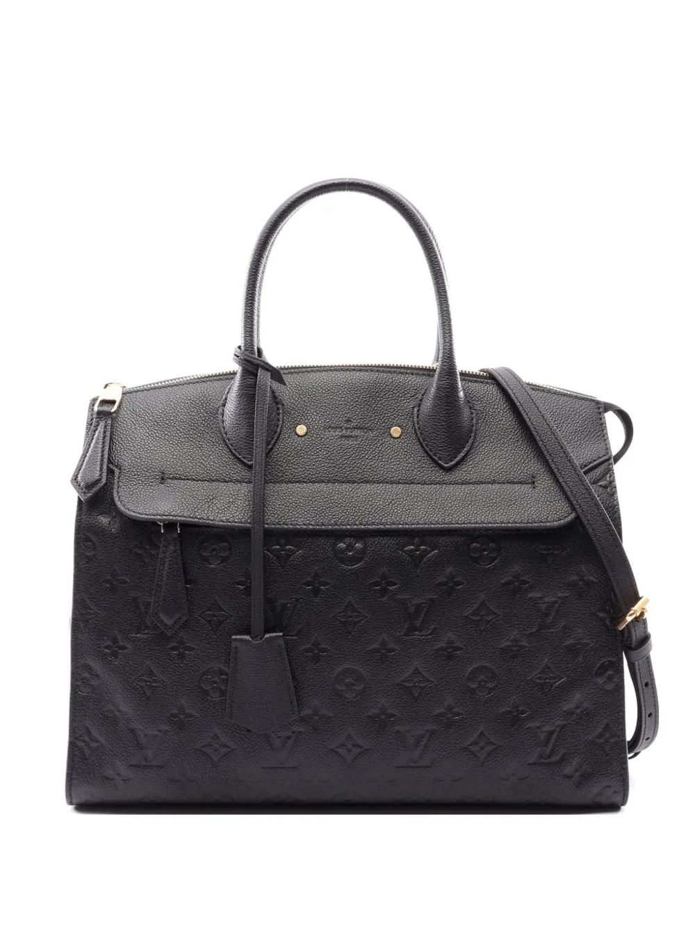 Louis Vuitton Pre-Owned 2016 GM Pont Neuf Monogram Empreinte tote bag - Nero