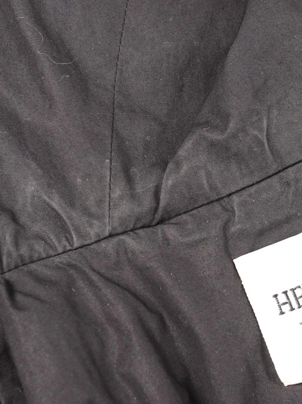 Hermès Pre-Owned 2010s hooded leather gilet coat - Schwarz