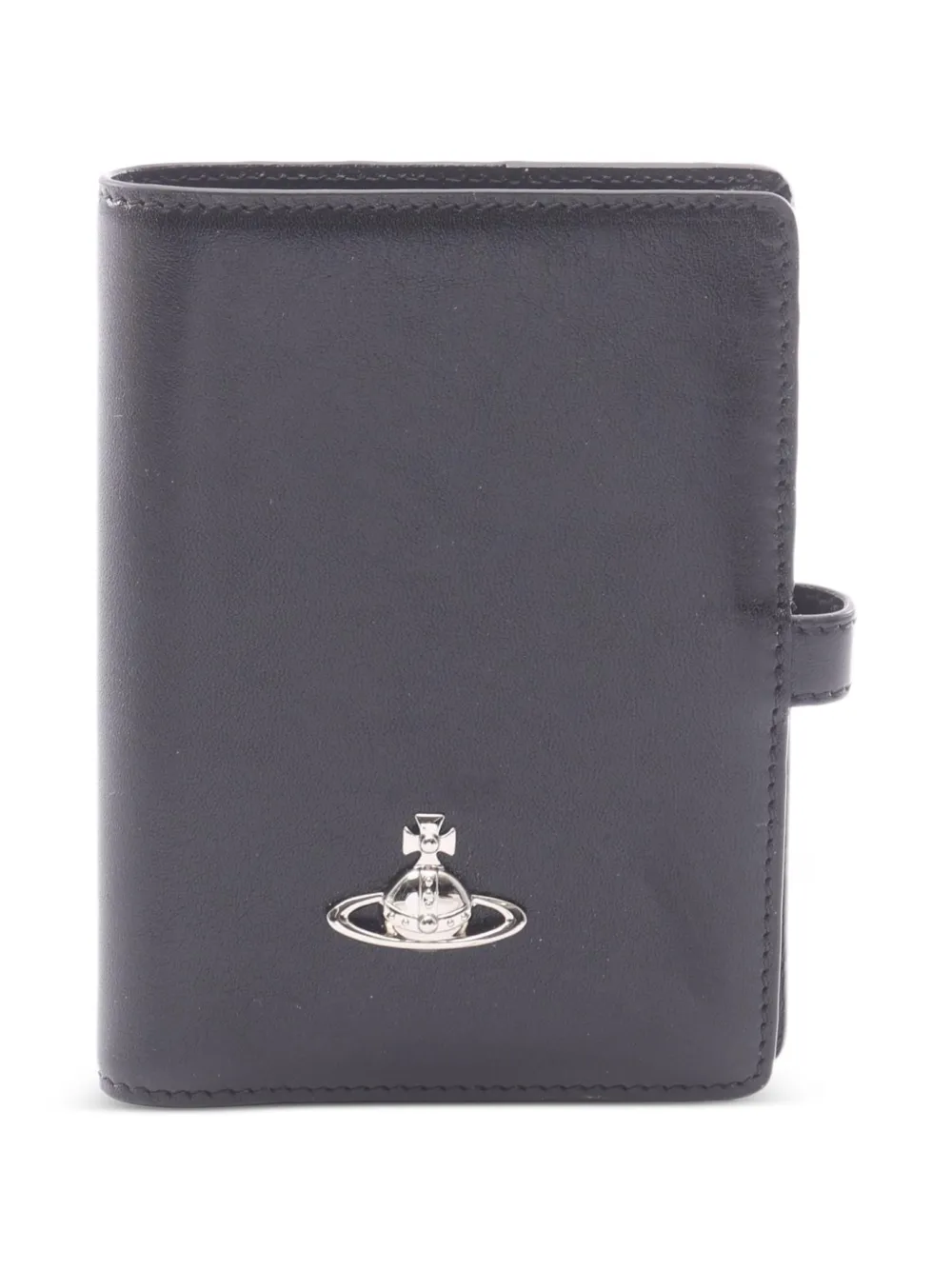 Vivienne Westwood Pre-Owned 2020s Orb plaque passport case - Nero