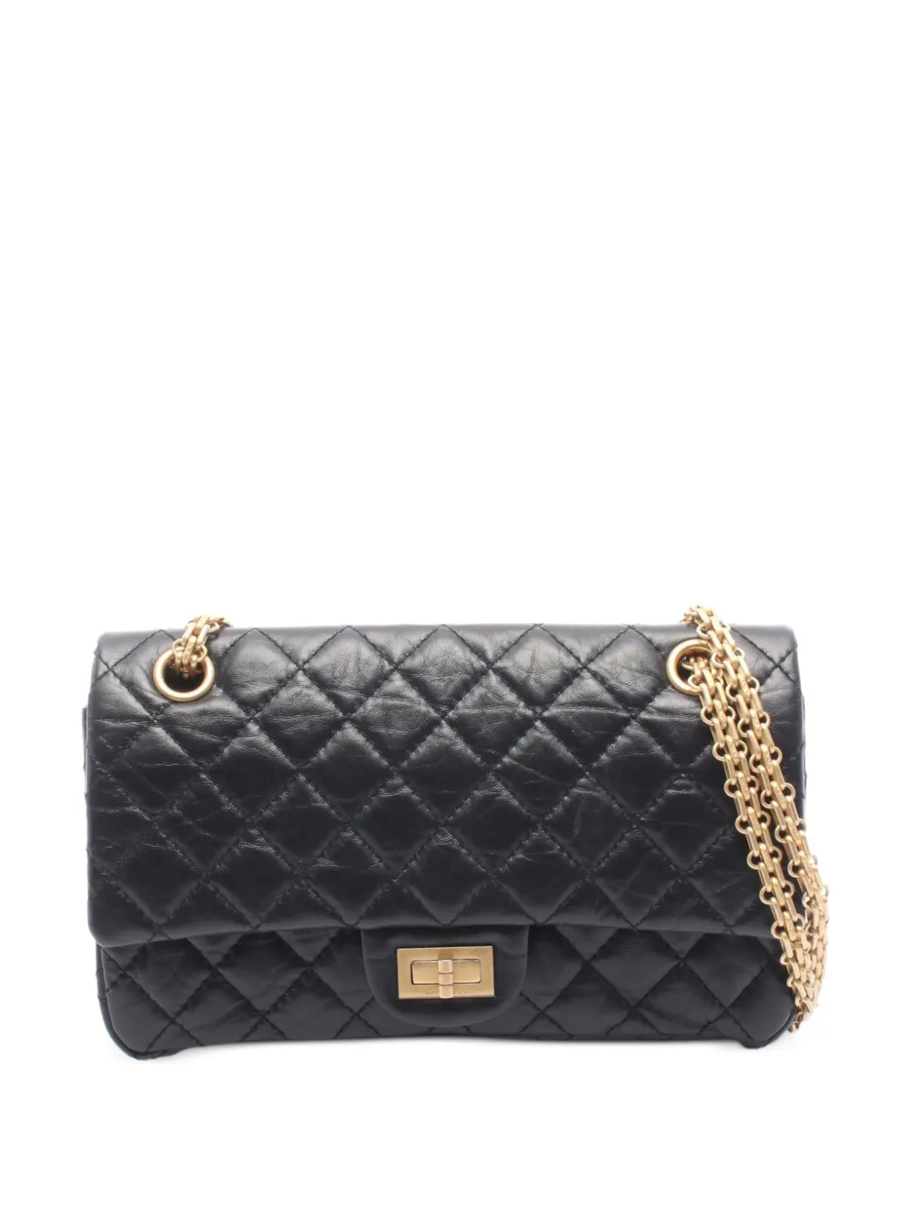 CHANEL Pre-Owned 2019 2.55 quilted shoulder bag - Black
