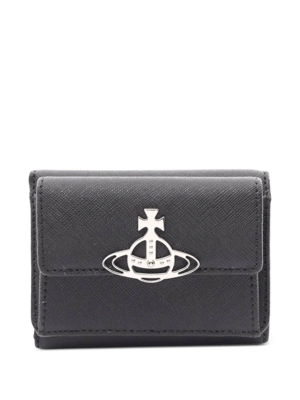 Vivienne Westwood Pre-Owned Orb trifold wallet - Nero