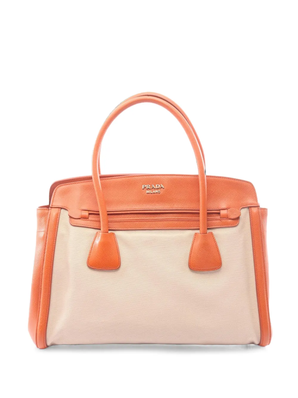 Prada Pre-Owned 2010s Saffiano leather tote bag - Toni neutri