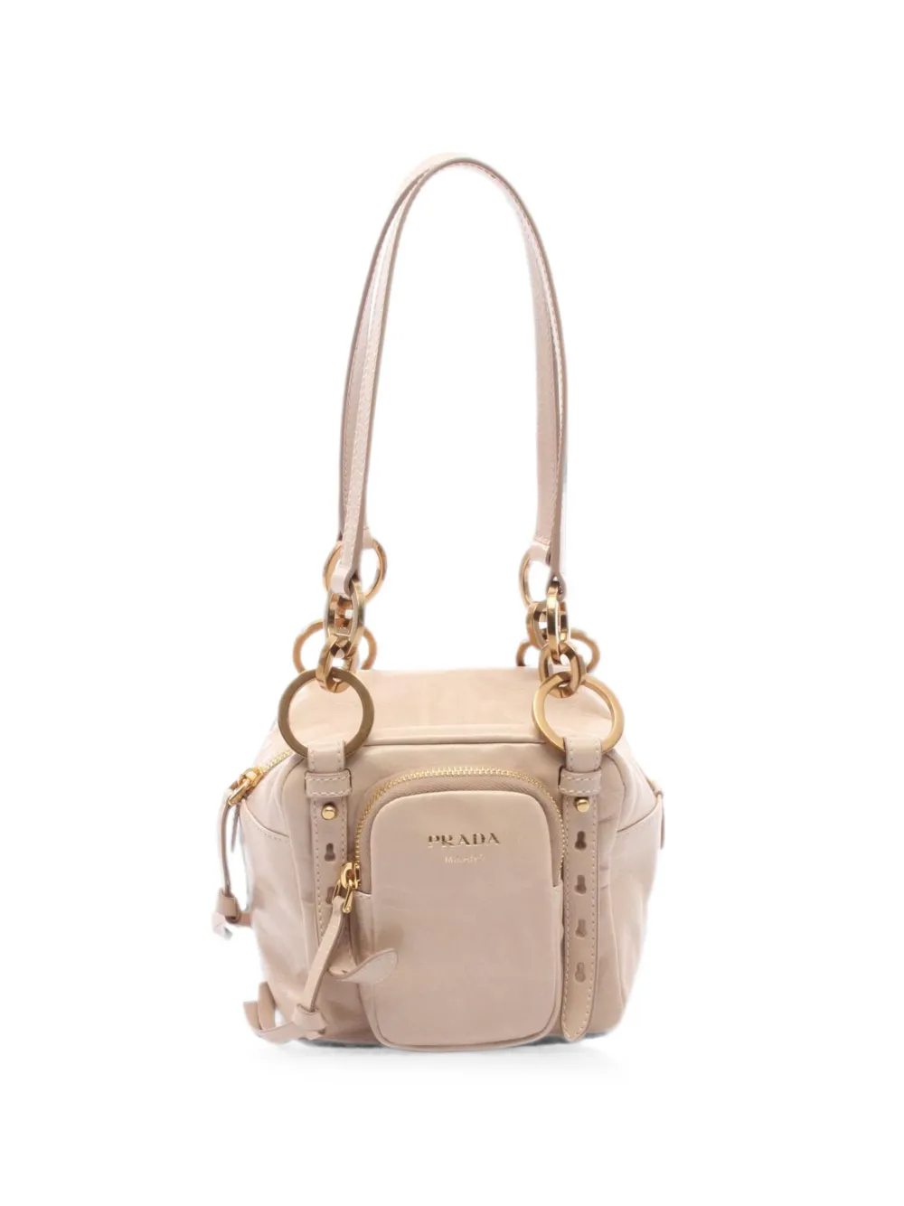 Prada Pre-Owned 2010s Tangle mini shoulder bag - Toni neutri
