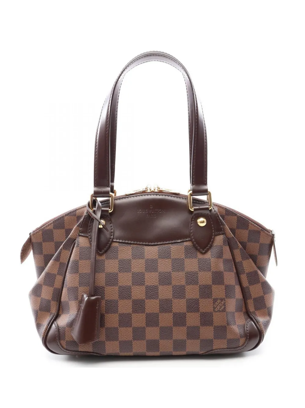 Louis Vuitton Pre-Owned 2010 Verona PM Damier Ebene shoulder bag - Braun