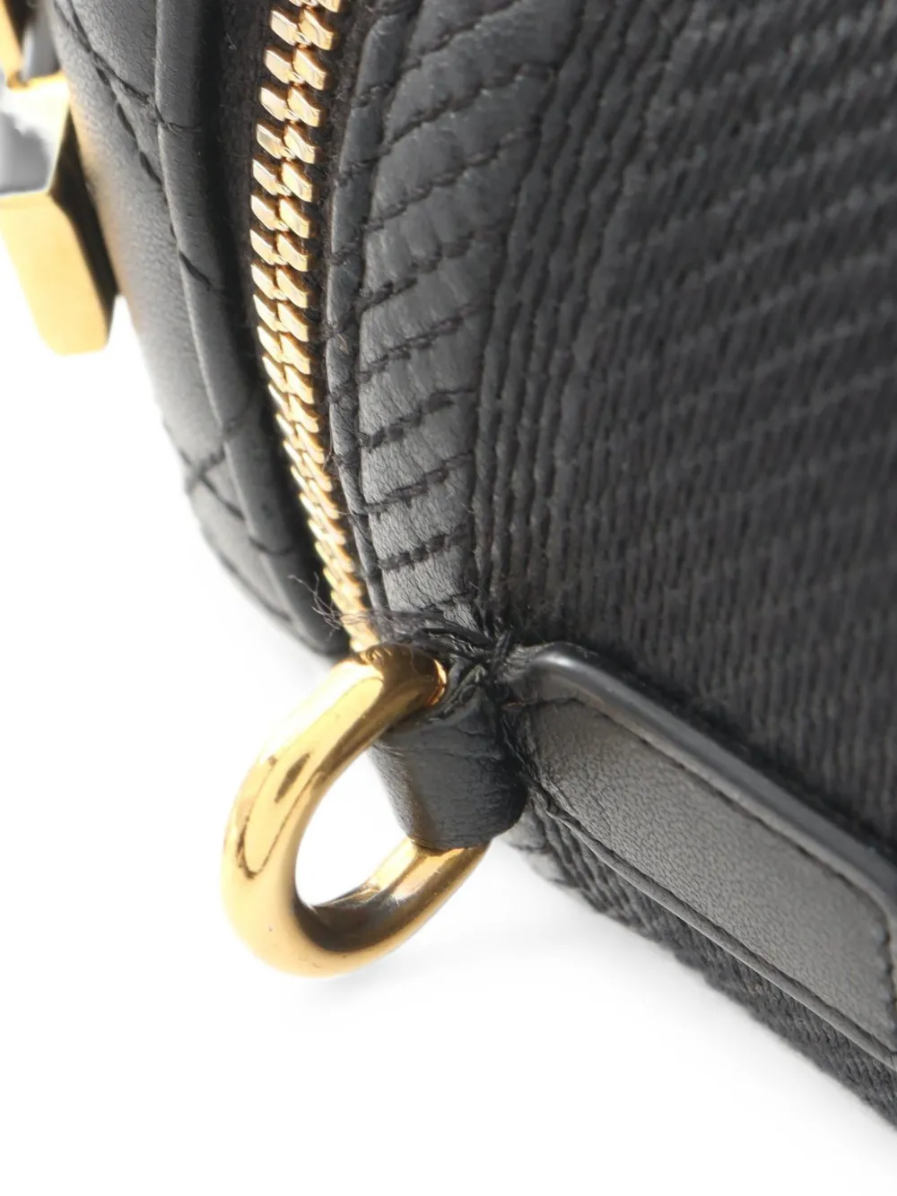 Christian Dior Pre-Owned 2010s Cannage DiorTravel make-up tas Zwart